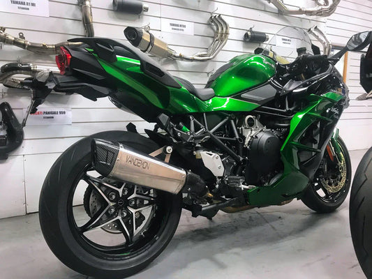IN STOCK Vandemon Kawasaki H2 SE SX Vandemon Titanium Exhaust System 2018-25 KAWAH2SESXTIEXHSYSC VA-133