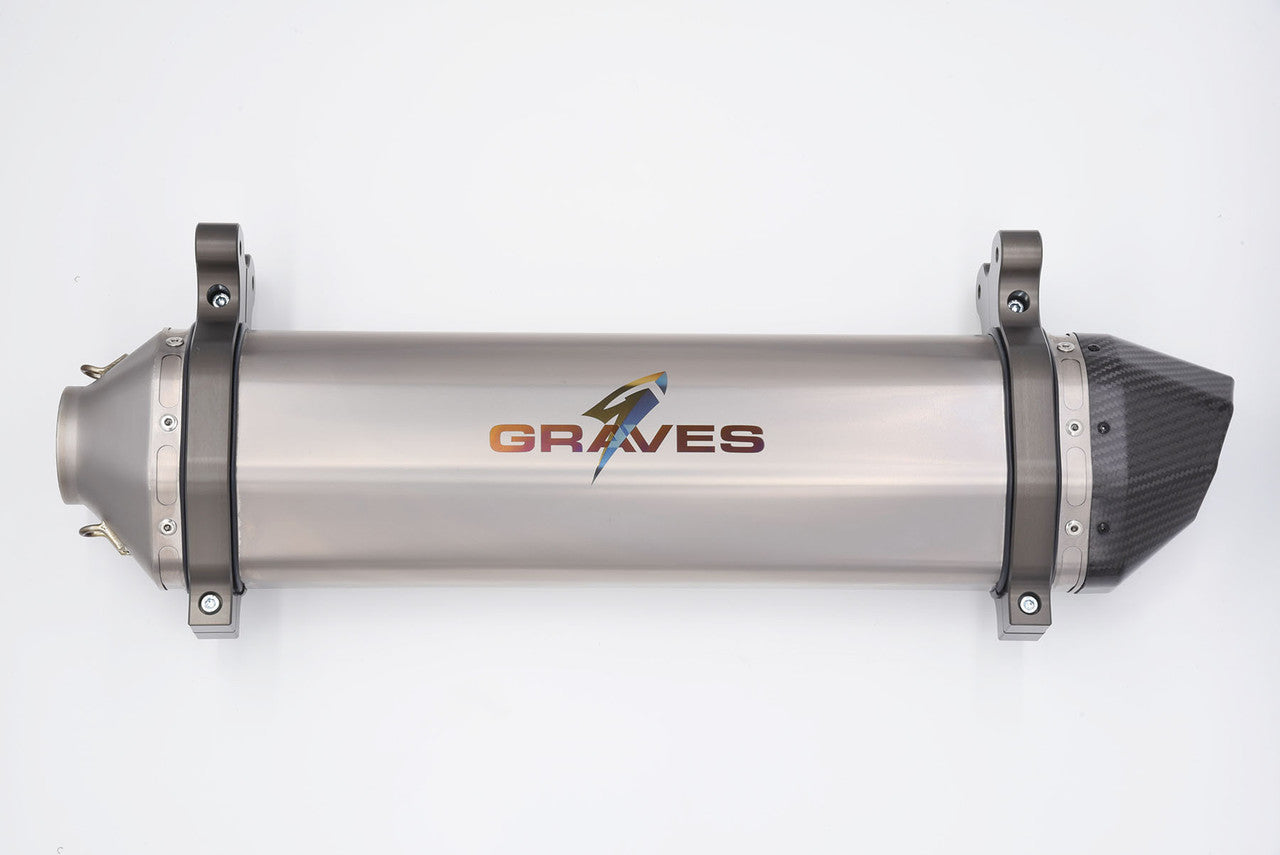 Graves motorsports cat-back slip-on exhaust Talon 1000 2019-2023 EXH-20T1-CBTT