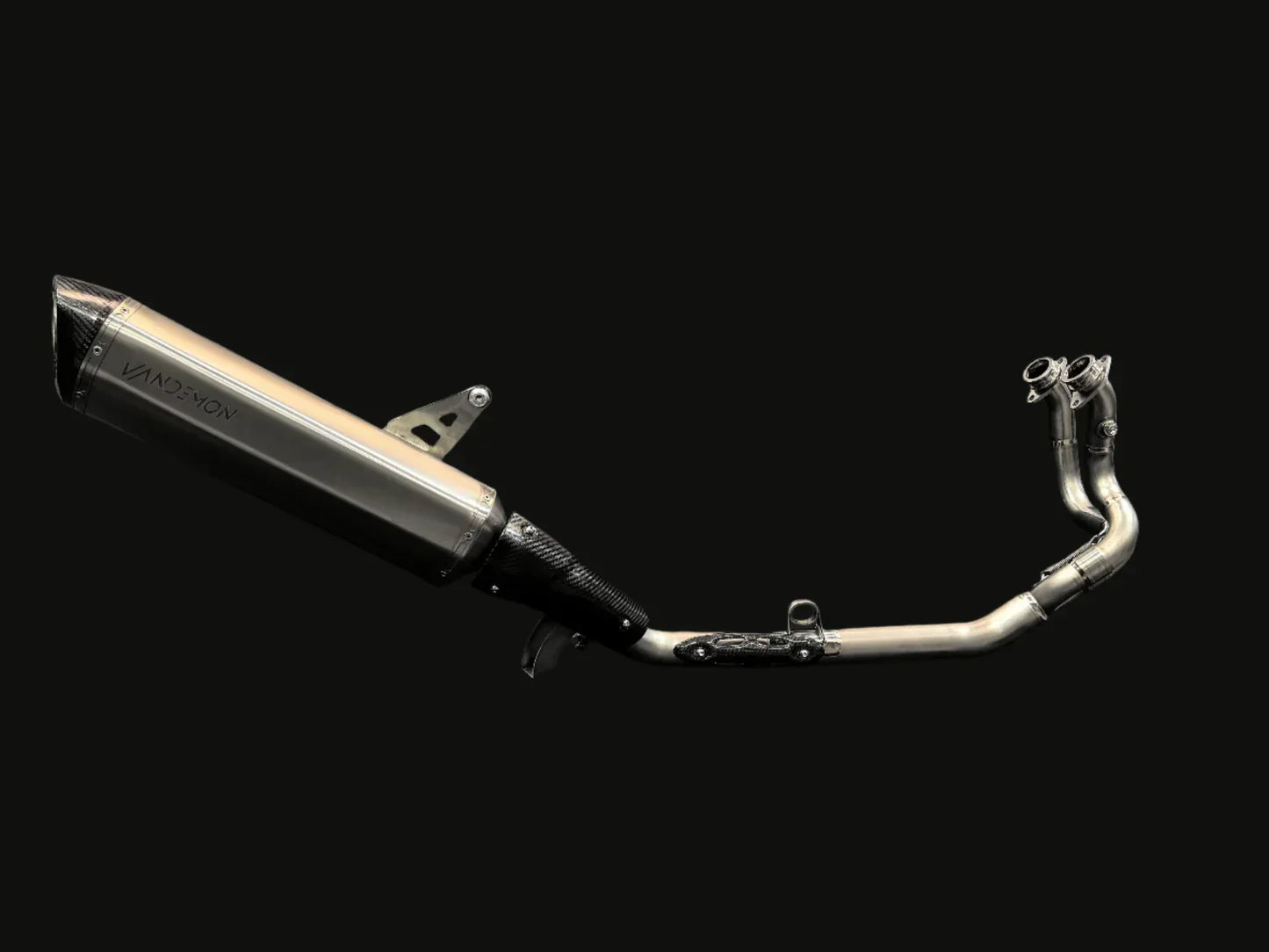 Vandemo Honda Africa Twin CRF1100L Adventure Titanium Exhaust System HONAFT1100TIEXHA