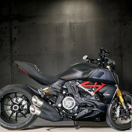 Vandemon Ducati X Diavel & Diavel S 1260 2016 -2022 Bimodal Stealth Titanium Slip-On DUCDVLTITANEXHWVA VA-46