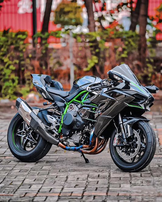 Vandemon H2 H2R 2015-2024 Bimodal Stealth Titanium Exhaust System KAWAH2TICSPOLEXHWV VA-48