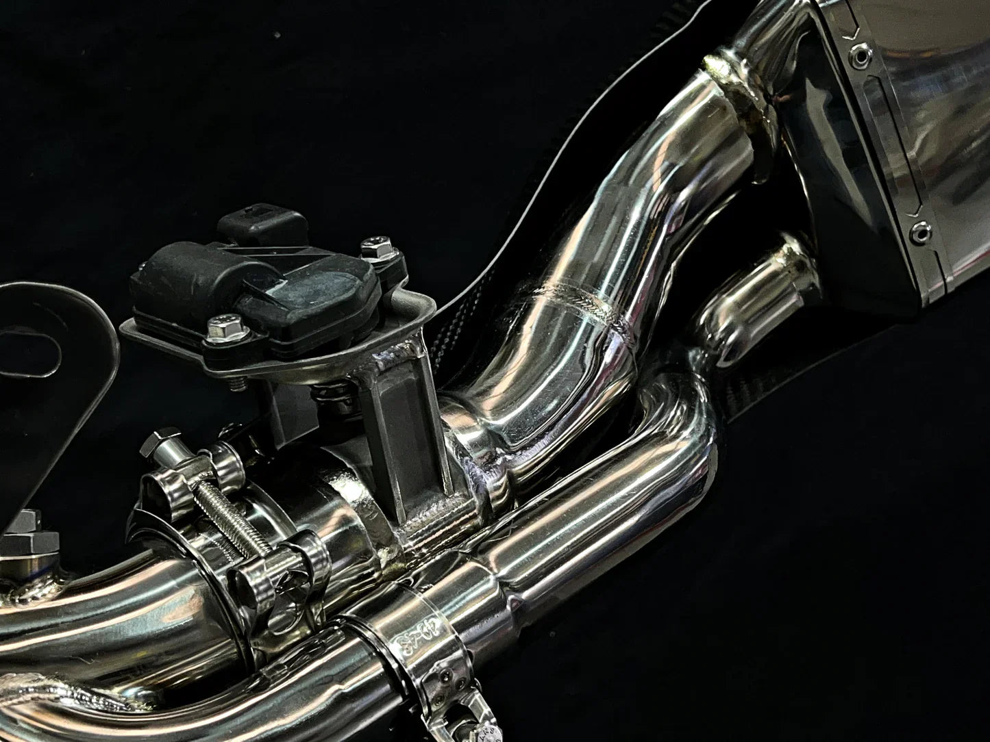 Vandemon Bimodal Stealth Titanium Exhaust System H2 SE SX 2018-2024 KAWAH2SESXTIEXSYWVA