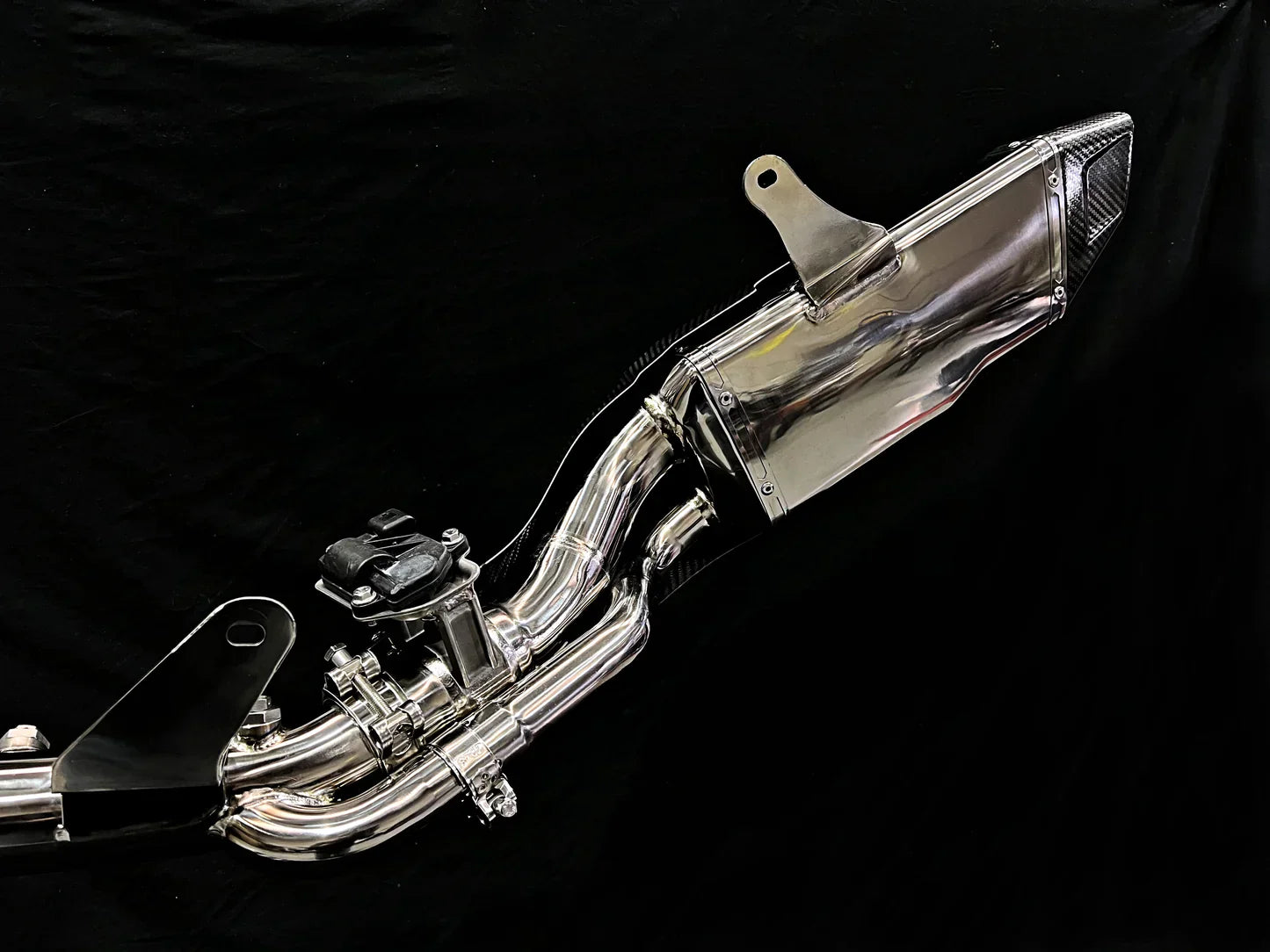 Vandemon Bimodal Stealth Titanium Exhaust System H2 SE SX 2018-2024 KAWAH2SESXTIEXSYWVA