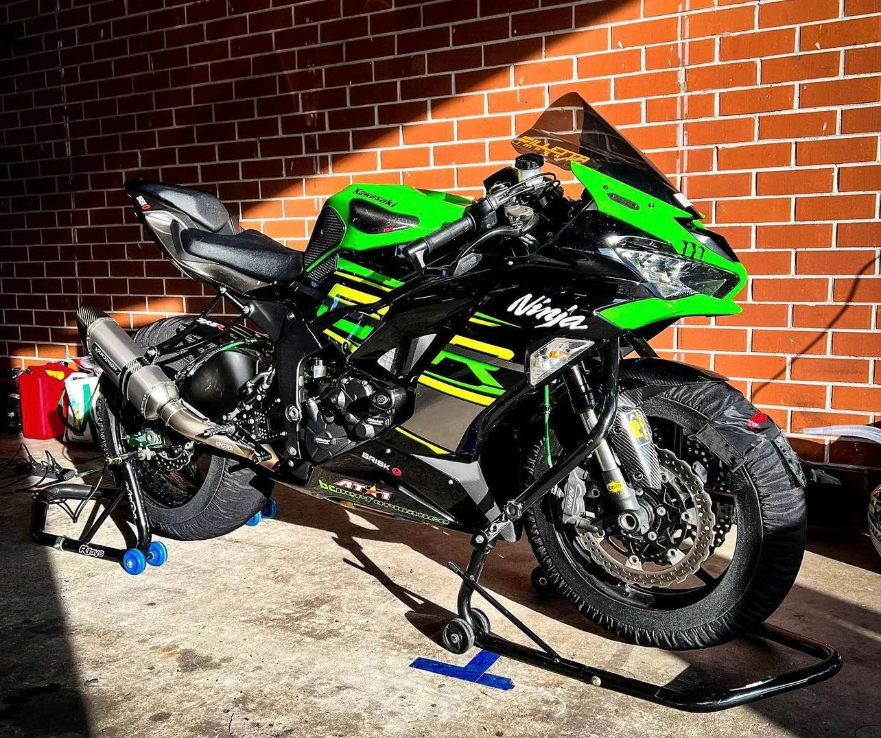 Vandemon Full Titanium Exhaust ZX6R 600 & 636 2009-2024 KAWAZX6RTITANEXHCFA