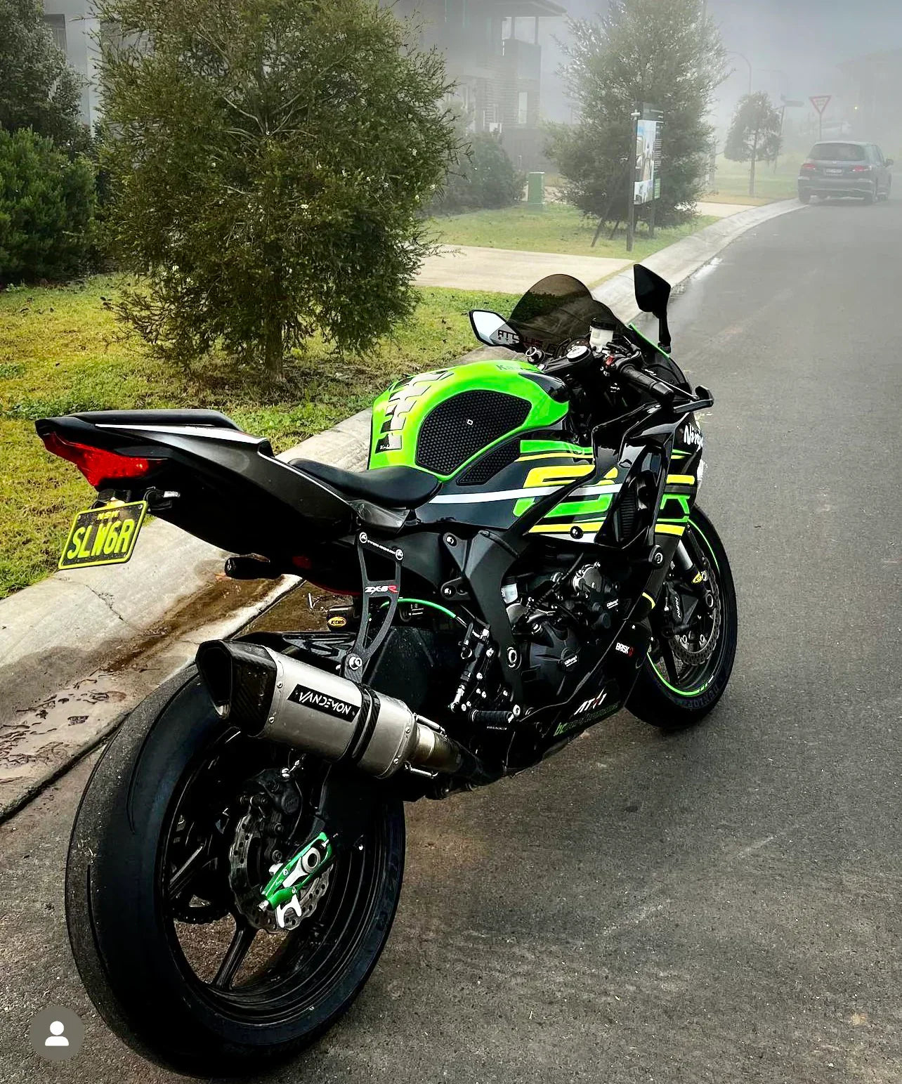 Vandemon Full Titanium Exhaust ZX6R 600 & 636 2009-2024 KAWAZX6RTITANEXHCFA