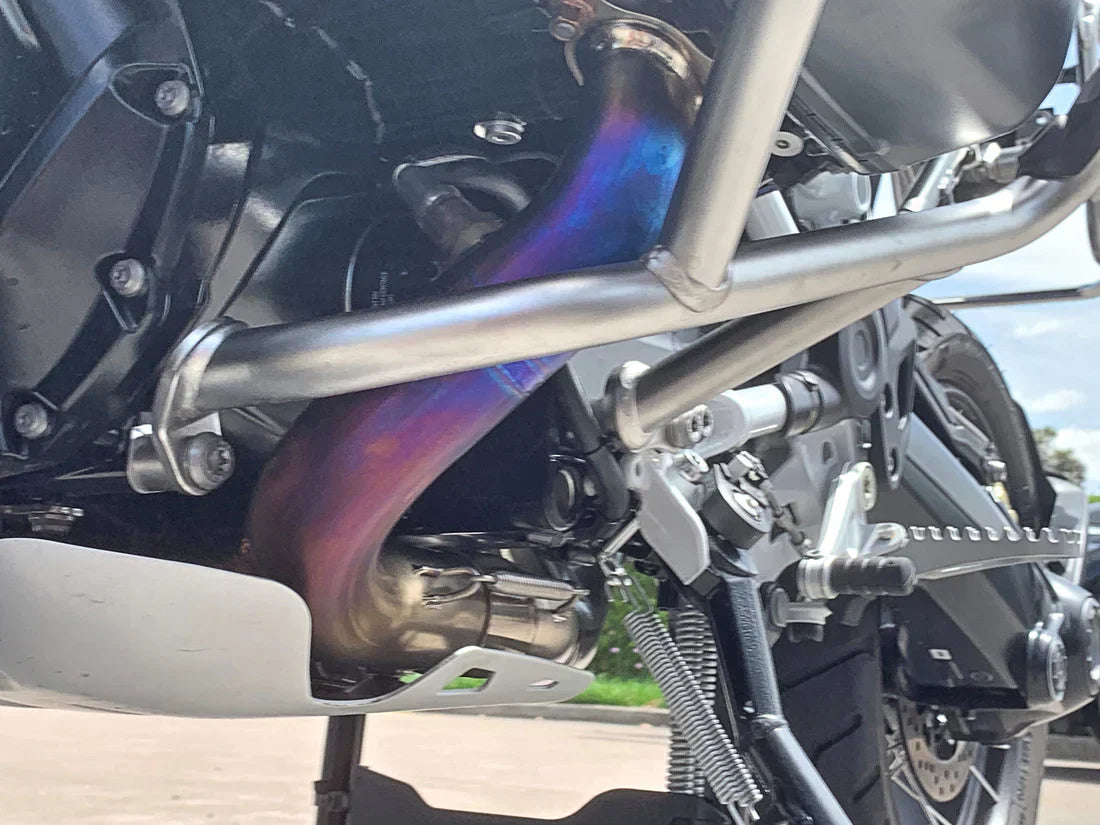 Vandemon BMW R1250GS and Adventure Titanium Exhaust System & OEM Valve Function BMWR1250GSTIEXHCFV