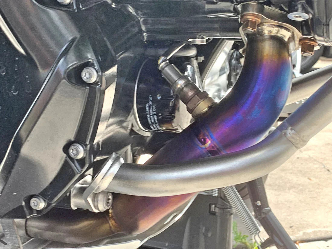 Vandemon BMW R1250GS Adventure Vandemon Titanium Exhaust System No Valve 2019-23 BMWR1250GSTIEXHCFB