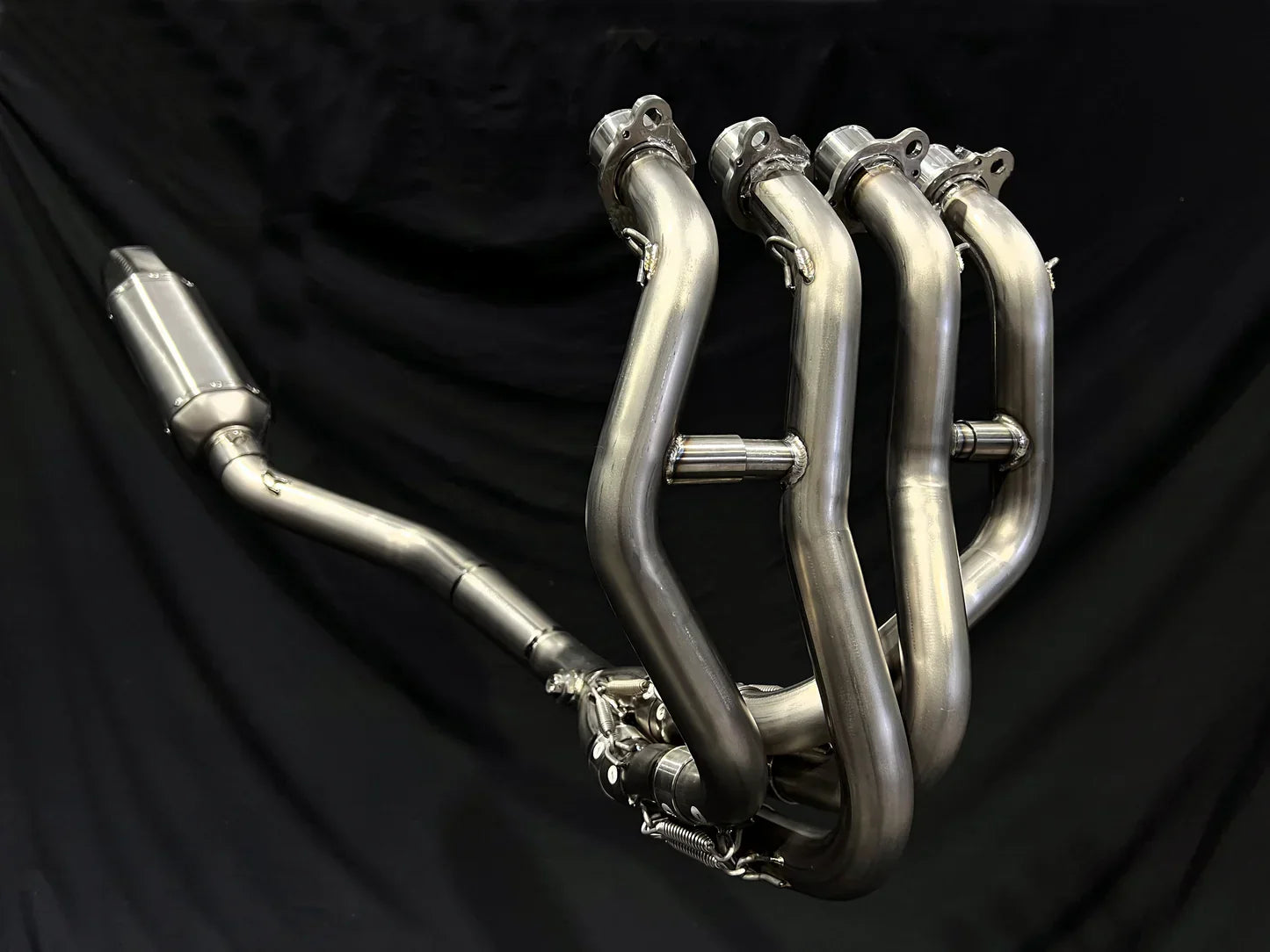 Vandemon Side Mount Titanium Race Exhaust System 2023-2024 ZX4R-ZX4RR KAWAZX25RTIEXHA