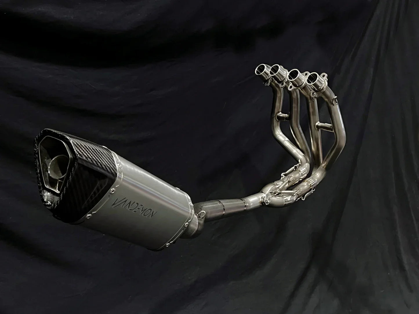 Vandemon Side Mount Titanium Race Exhaust System 2023-2024 ZX4R-ZX4RR KAWAZX25RTIEXHA