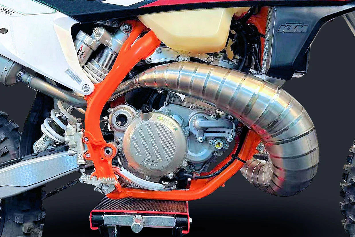 Vandemon KTM 300 EXC TPI & HUSQVARNA TE300 2024 Titanium Expansion Chamber KTM300TIHEADRA