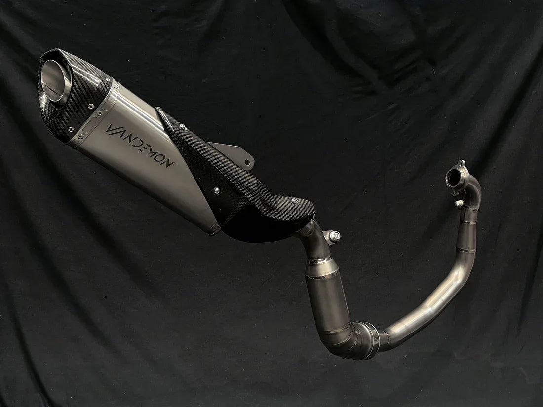 Vandemon KTM RC 390 & 390 DUKE Titanium Exhaust System 2022-2023 KTMRC390TIMUFB