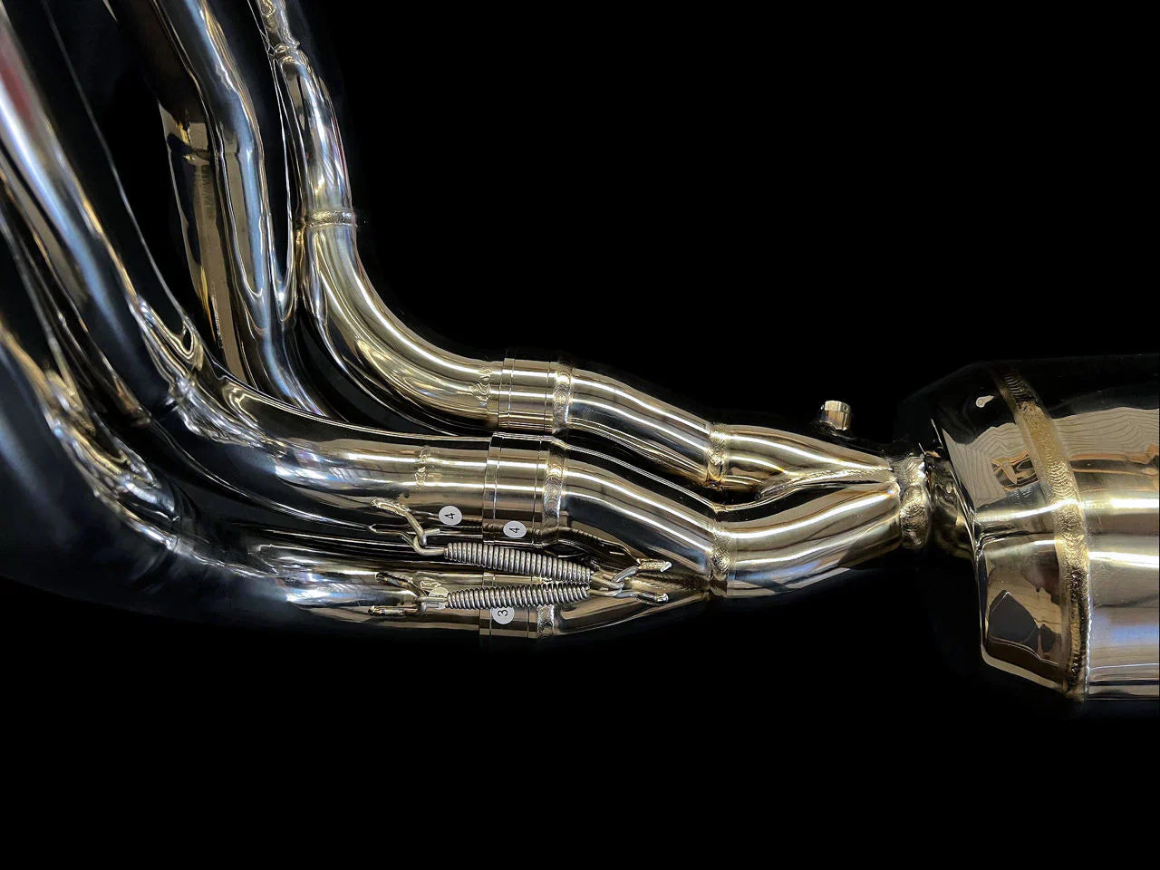 Vandemon H2 H2R Bimodal Stealth Titanium Exhaust System H2 H2R 2015-2024 KAWAH2TICSPOLEXHWVR