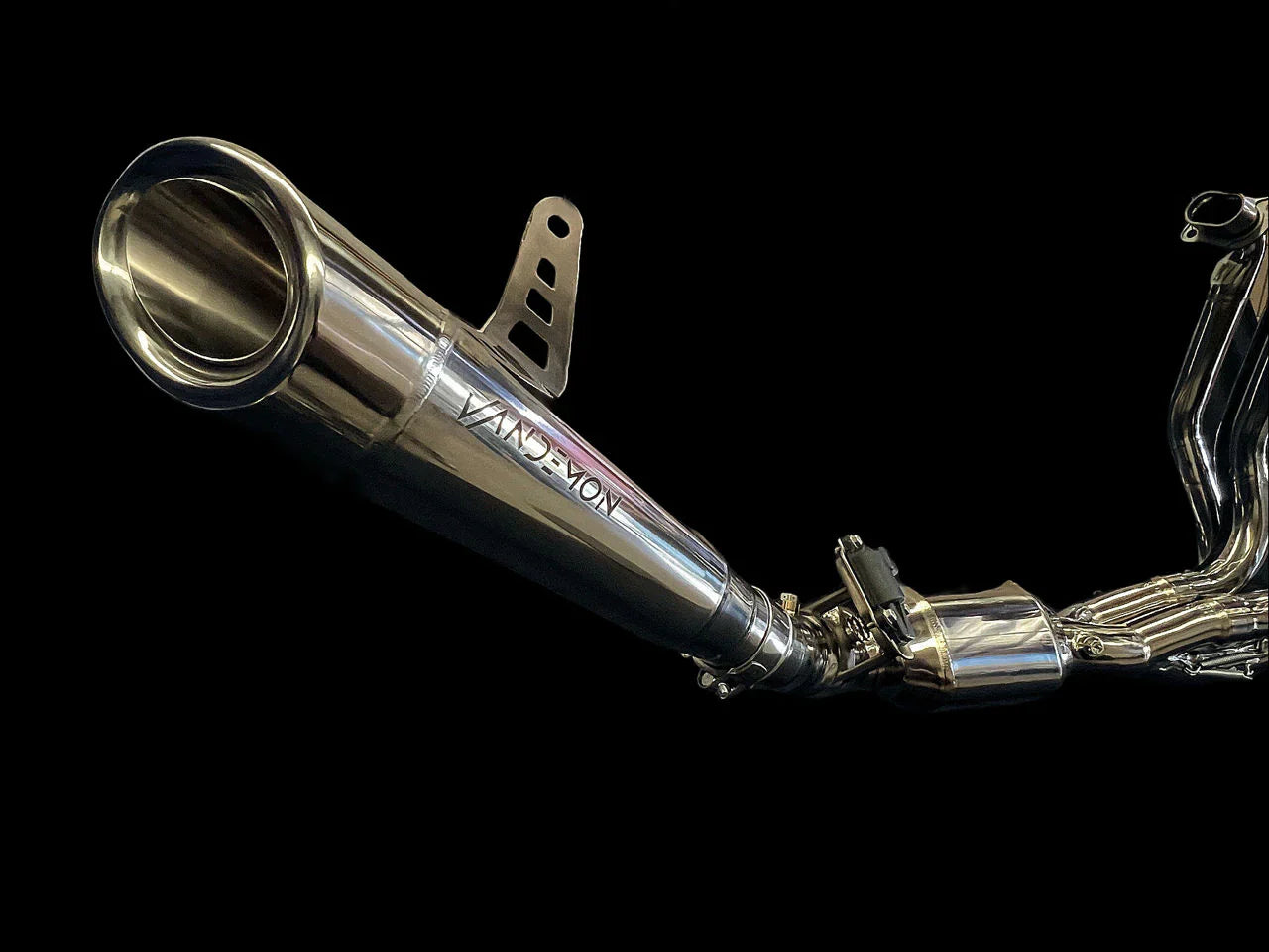 Vandemon H2 H2R Bimodal Stealth Titanium Exhaust System H2 H2R 2015-2024 KAWAH2TICSPOLEXHWVR