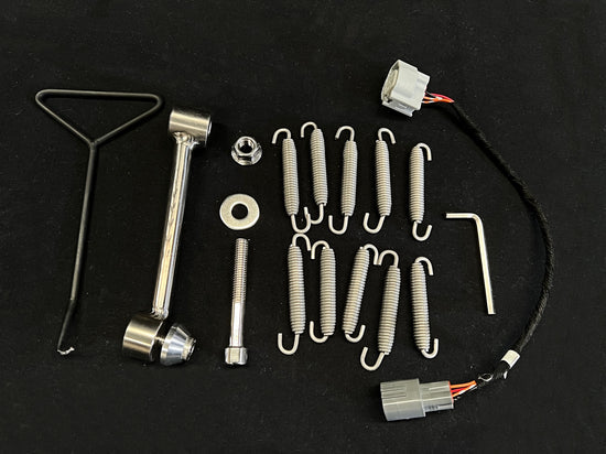 Vandemon Brushed Titanium Exhaust System Ninja ZH2 2020-25 KAWAZH2TIEXHSYSBRUB