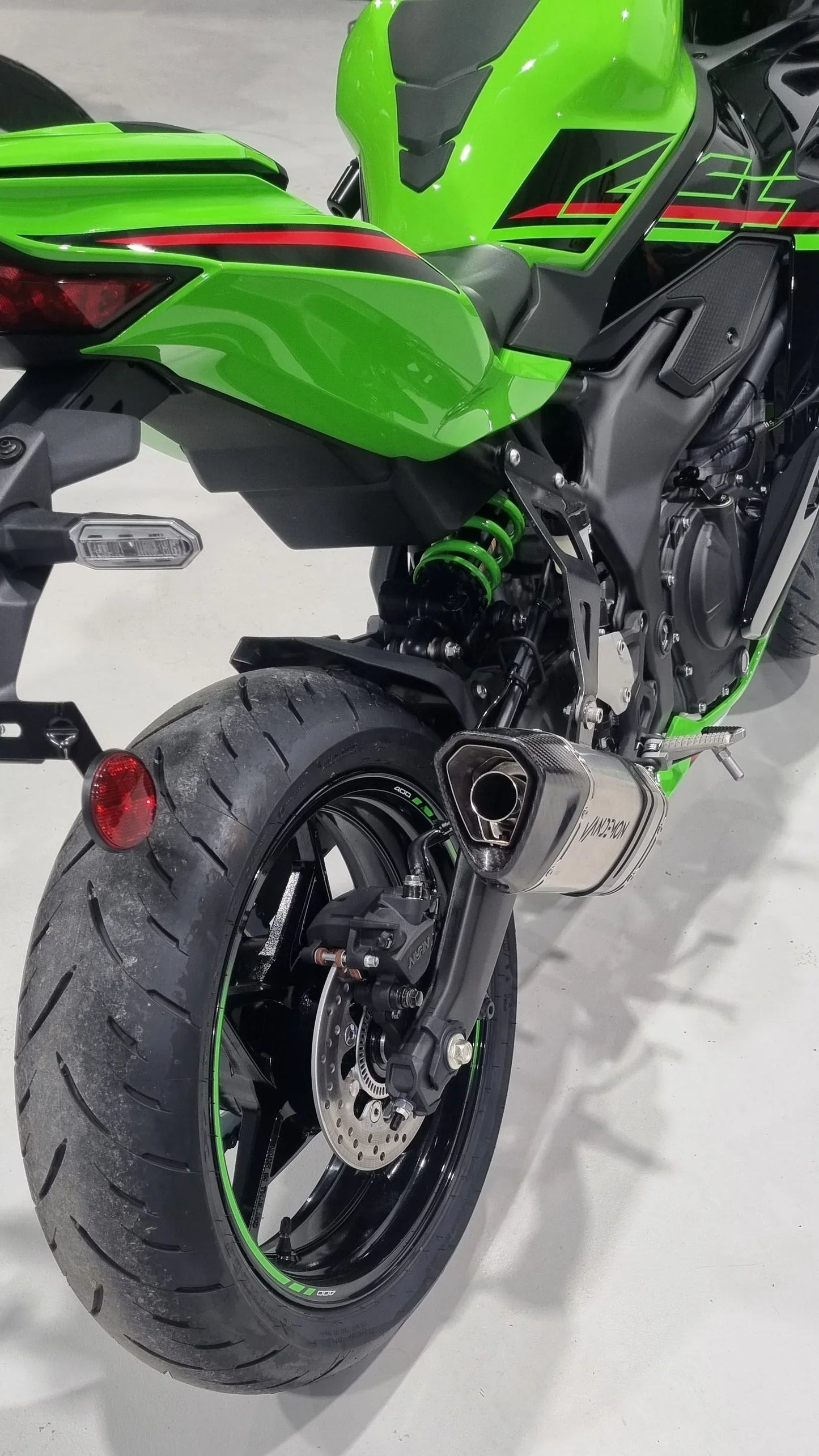 Vandemon Side Mount Titanium Race Exhaust System 2023-2024 ZX4R-ZX4RR KAWAZX25RTIEXHA