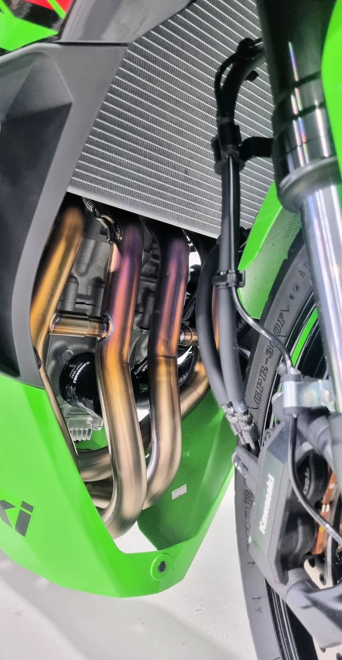 Vandemon Side Mount Titanium Race Exhaust System 2023-2024 ZX4R-ZX4RR KAWAZX25RTIEXHA