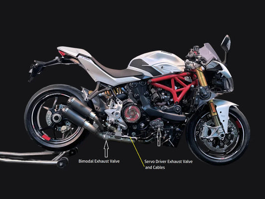 Vandemon Ducati Supersport 950 Stealth Titanium Slip-On 2021-23 DUC950SSTIEXHCFWVA VA-41