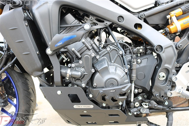 T-rex racing Yamaha 2021 - 2023 MT-09 / Tracer 900 GT, 2022 - 2023 XSR900 No Cut Frame Sliders N73-21