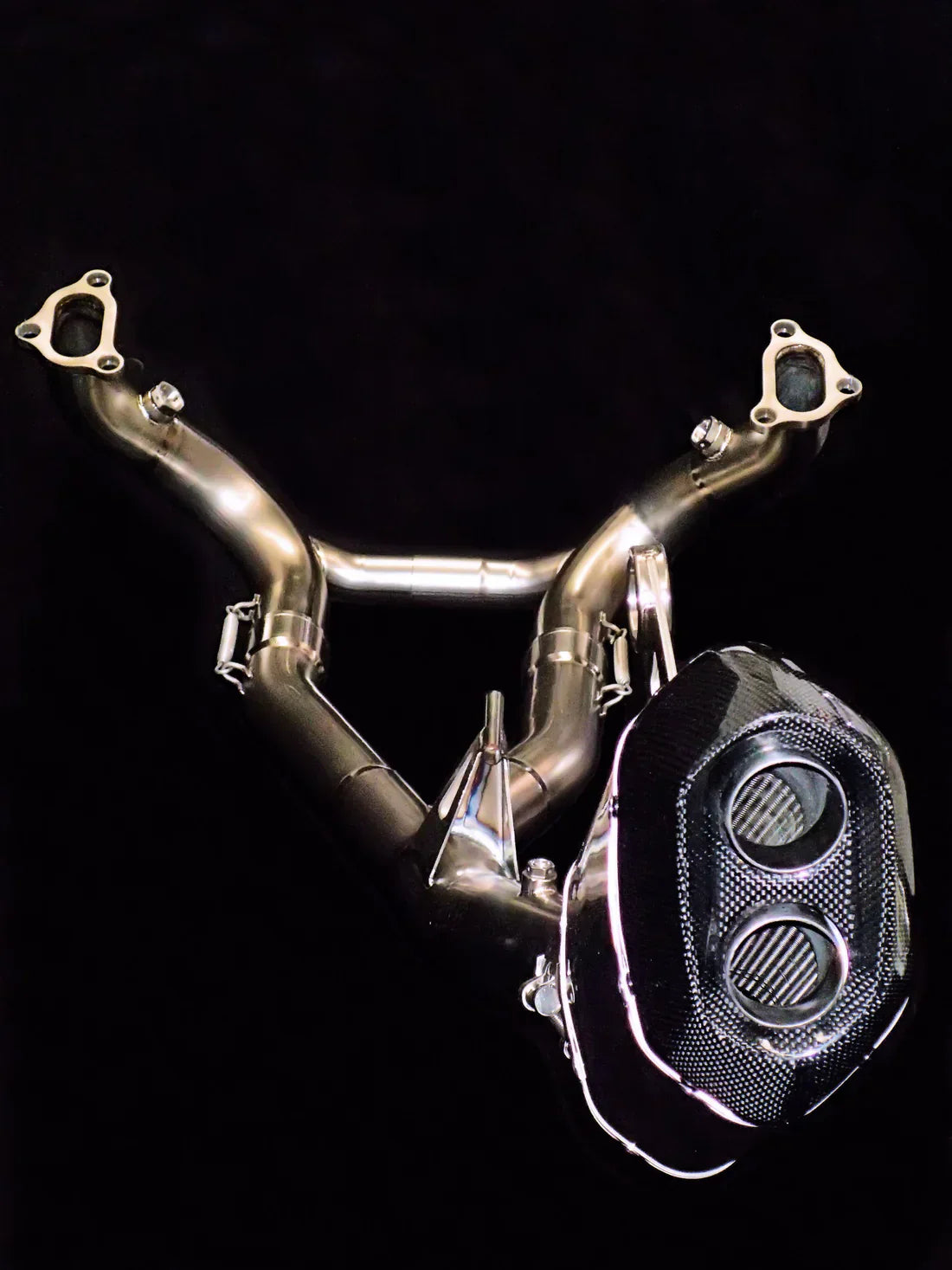 Vandemon BMW R1250GS Adventure Vandemon Titanium Exhaust System No Valve 2019-23 BMWR1250GSTIEXHCFB