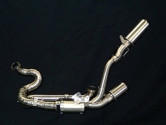 Vandemon KTM Superduke 1290/1390R/RR Twin Shot Titanium Exhaust System KTM129SDTIEXHPB