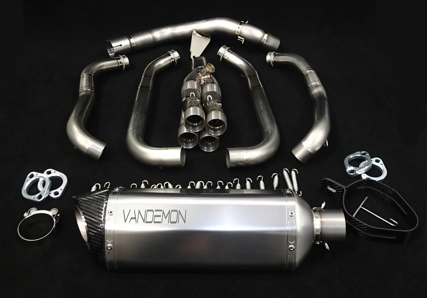 Vandemon Z1000 & SX Titanium Exhaust Single Titanium Muffler KAWAZ10EXTITISA