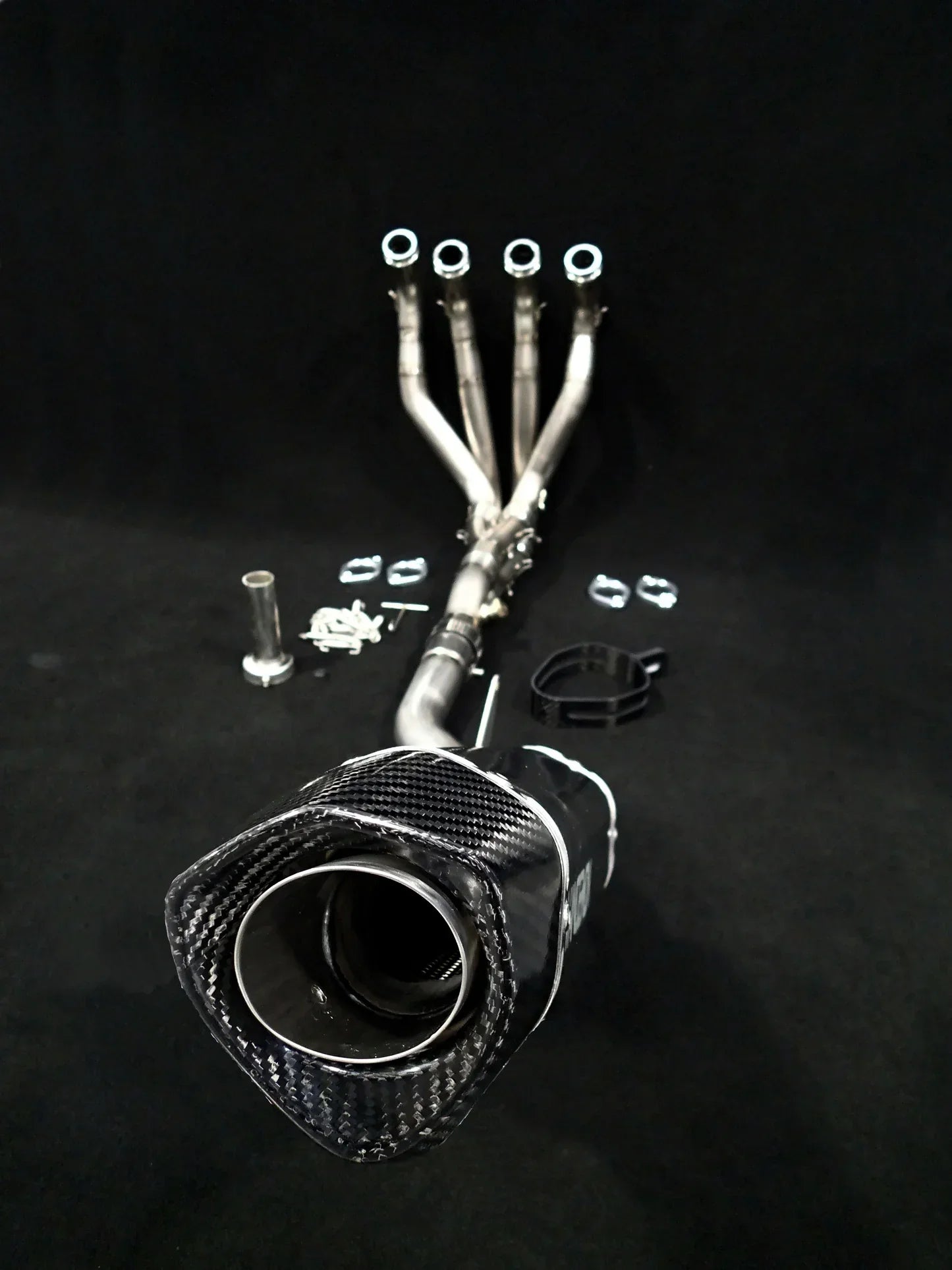 Vandemon Z1000 & SX Titanium Exhaust Single Titanium Muffler KAWAZ10EXTITISA