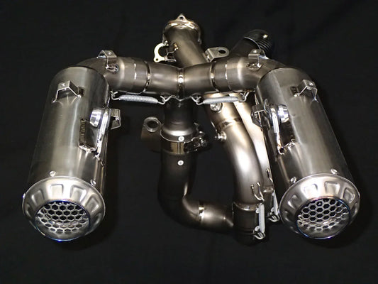 Vandemon Ducati Hypermotard 950 & 950SP Full Titanium Exhaust System 2019-2024 DUC950HYPMTIEXC-1