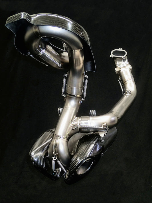 Vandemon Ducati Panigale 899,959,1199,1299 Titanium Belly Exhaust System 2011-18 DUC129TIEXBELA