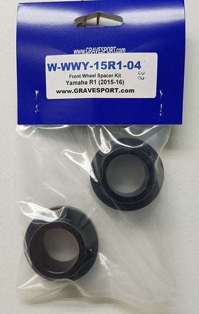 Graves 2015-2020 yamaha r1 / 2017-2020 yamaha r6 works captive front wheel spacer kit