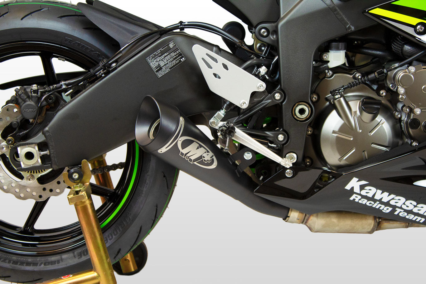 M4 Exhaust GP19 Black Slip On 2009 - 2025 ZX6R zx6 KA6922-GP19