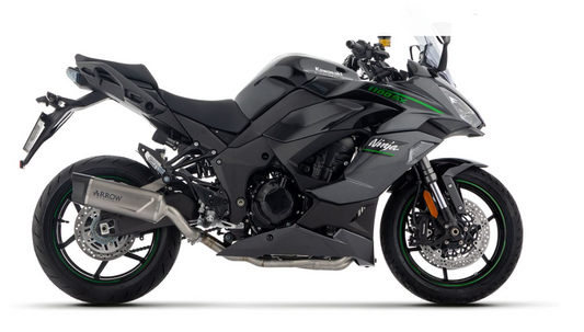 71987PK Arrow Indy Race EVO Titanium silencer with carby end cap Kawasaki NINJA 1100 SX 2025