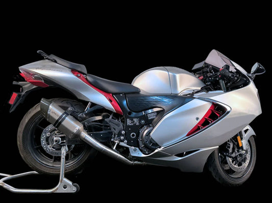 Vandemon Suzuki Hayabusa GEN III GSX1300R Full Titanium Exhaust System 2021-2024 SUZHYABUSA13TIEXA