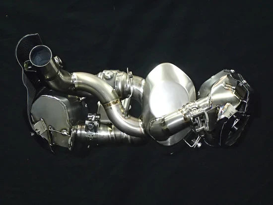 Vandemon Triumph Rocket 3R & GT 2500 2019-25 Titanium Bimodal Stealth Titanium Slip-On Mufflers TRIUMROCKET3O2MUFA