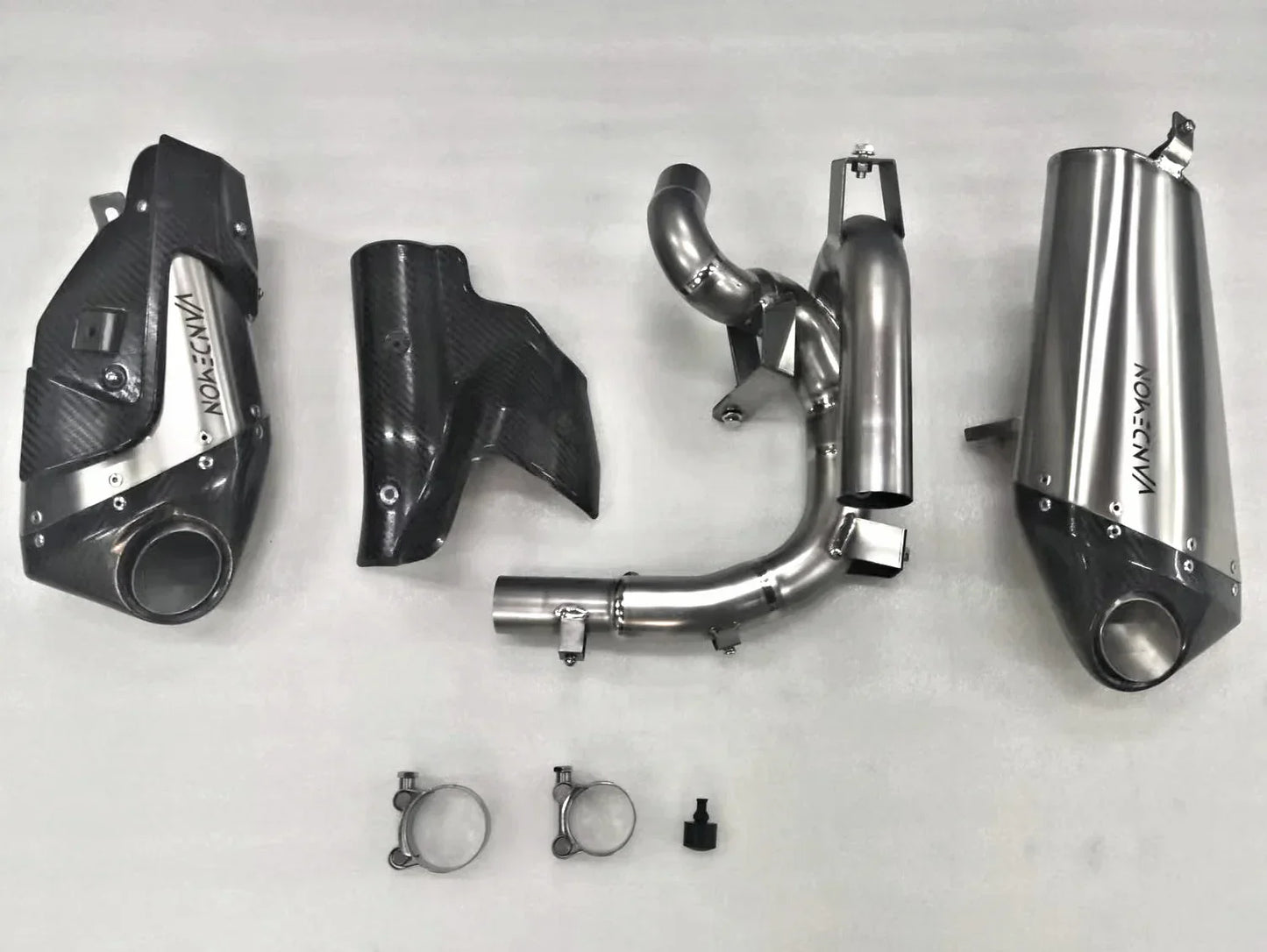 Vandemon Triumph Rocket 3R, GT and Storm Titanium Slip-On Mufflers 2019-2024 TRIUMROCKET3MUFC