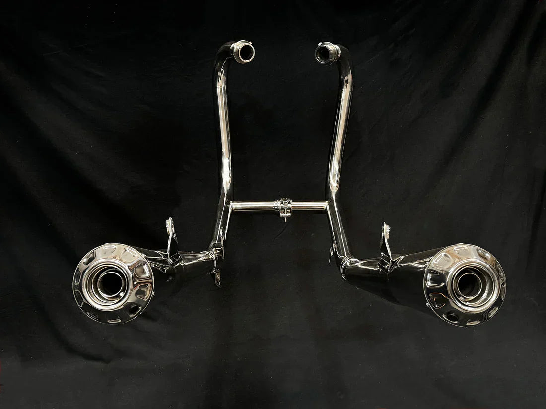 Vandemon Triumph Speed Twin 1200 Polished Titanium Exhaust TRIUM120SPDTWNTIEXA
