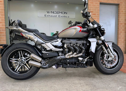 Vandemon Triumph Rocket 3R & GT 2500cc 2019-2025 Titanium Exhaust Manifold TRIUMROCKET3SSHEADR