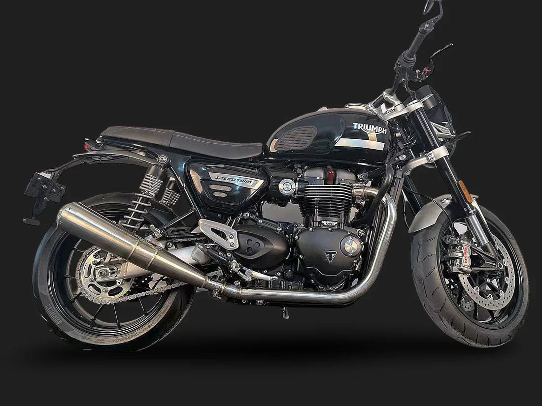 Vandemon Triumph Speed Twin 1200 Polished Titanium Exhaust TRIUM120SPDTWNTIEXA