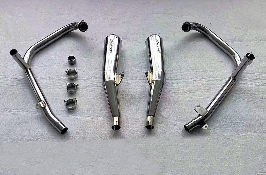 Vandemon Triumph Speed Twin 1200 Polished Titanium Exhaust TRIUM120SPDTWNTIEXA