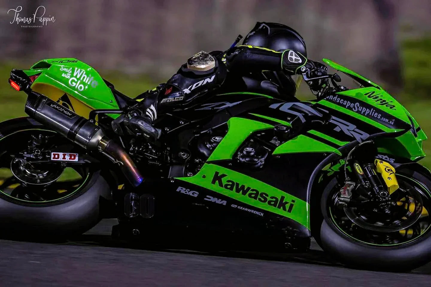Vandemon ZX10R /ZX10RR 2011-2025 Titanium Exhaust & Carbon Fiber Muffler KAWAZX10EXTICFBA