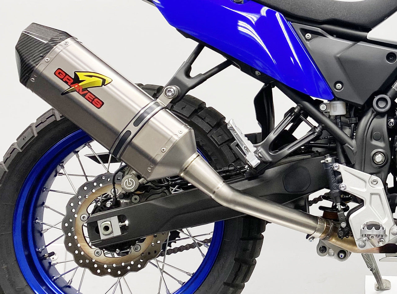 Graves motorsports tenere 700 2021 cat-back exhaust system