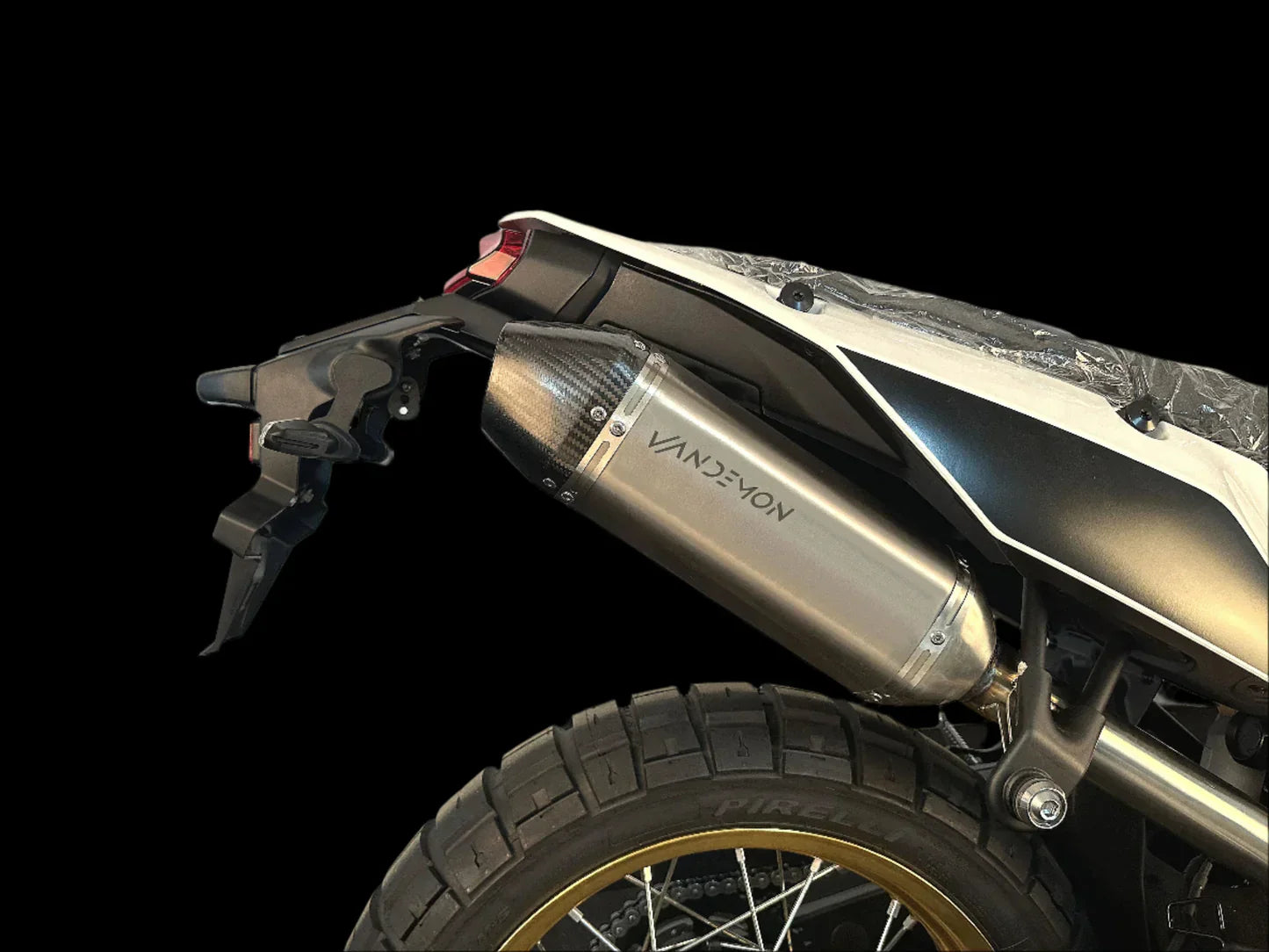 Vandemon T7 Yamaha Tenere 700 Adventure Full Titanium Exhaust System YAMATENR7TIEXHBRB