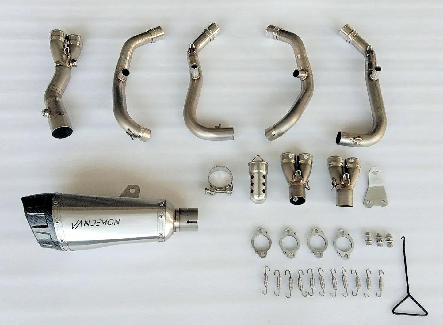 Vandemon Titanium Low Mount Exhaust System ZX4R-ZX4RR 2023- 2025 KAWAZX4RTILMEXHA