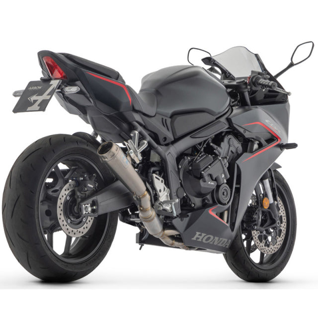 71069PR Arrow Pro-Race Racing Full Exhaust TITANIUM PRO-RACE SILENCER + STAINLESS STEEL COLLECTORS CBR650R 2024- 2025