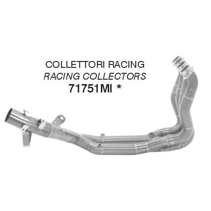 Arrow 71751MI Racing Exhaust Collector for BMW S1000XR 20-24 71751MI