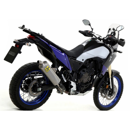 Arrow Yamaha Tenere 700 2019-2024 Homologated Indy Race Titanium Exhaust With Welded Linkpipe 72628po