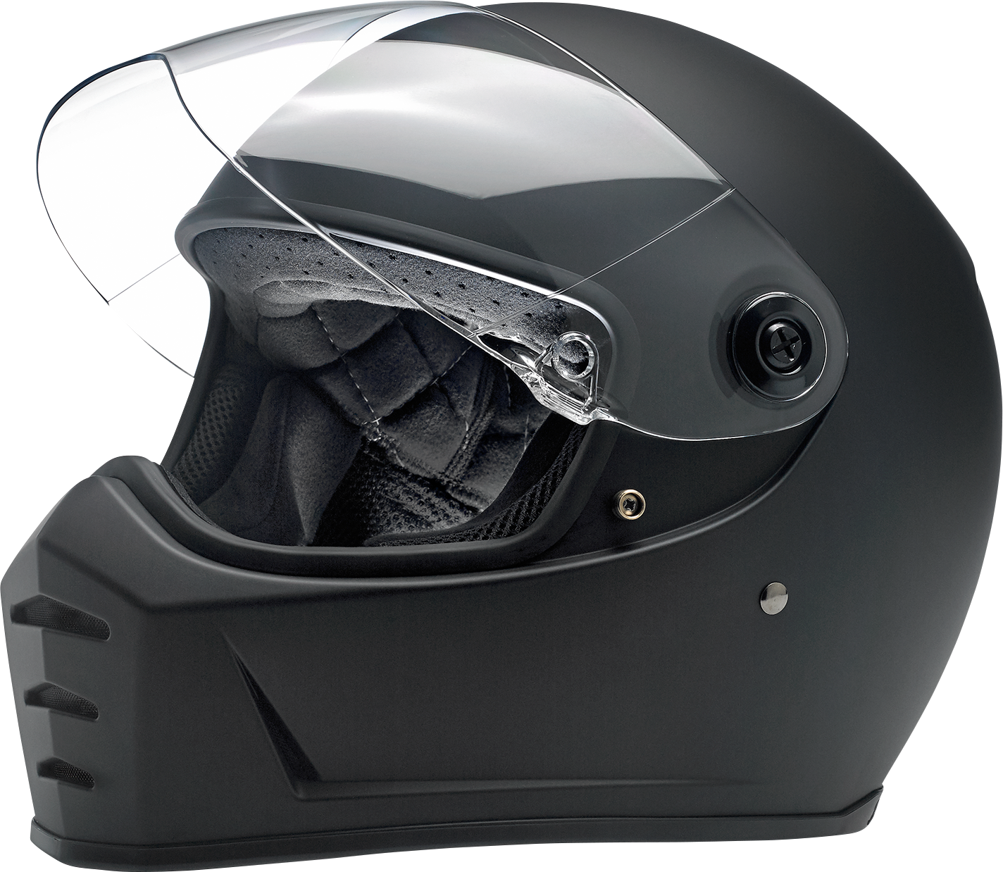 BILTWELL Lane Splitter Helmet - Flat Black - XS 1004-201-101