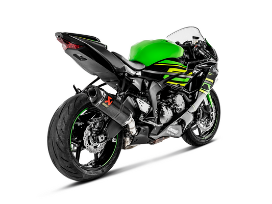 IN STOCK AKRAPOVIC Slip-On Line Muffler - Carbon Fiber Ninja ZX-6R 2009-2025 S-K6SO7-ZC 1811-3697