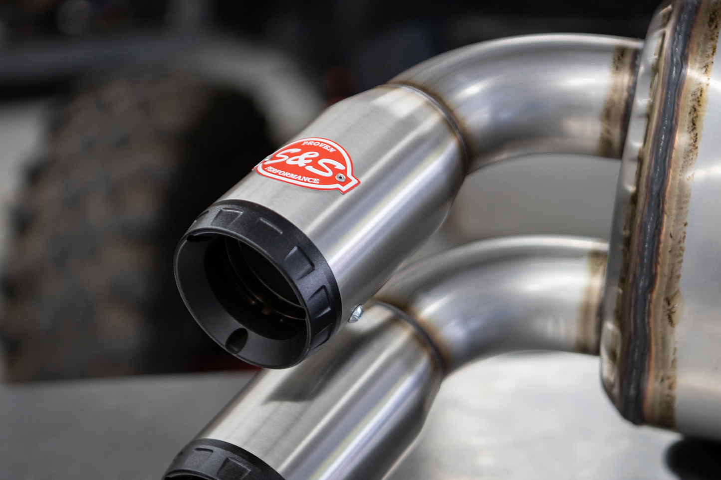550-1040 S&S CYCLE Power Tune® XTO Race Muffler RZR Pro 2020-2025