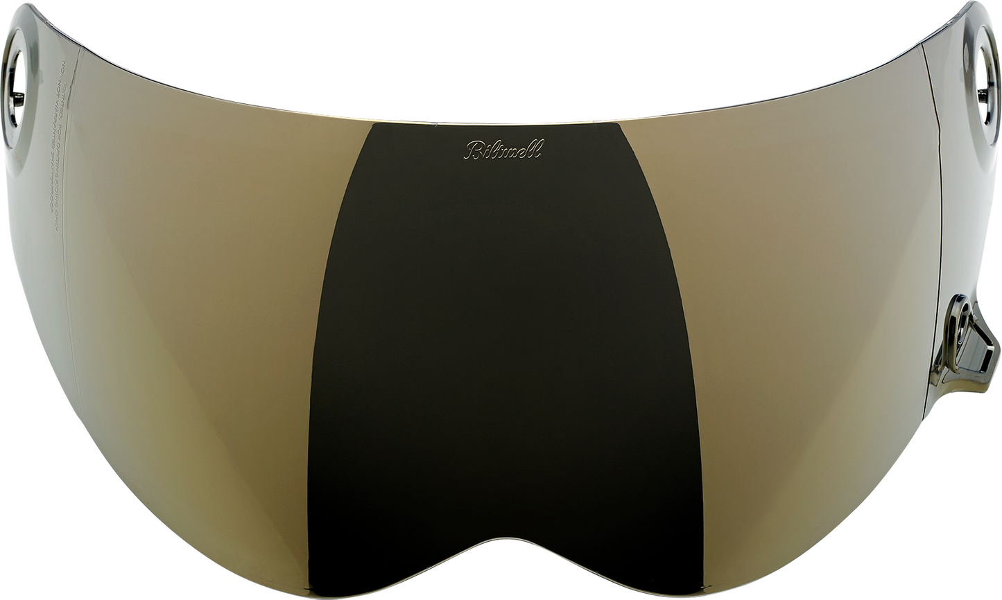 BILTWELL Lane Splitter Gen 2 Shield - Gold Mirror 1112-222