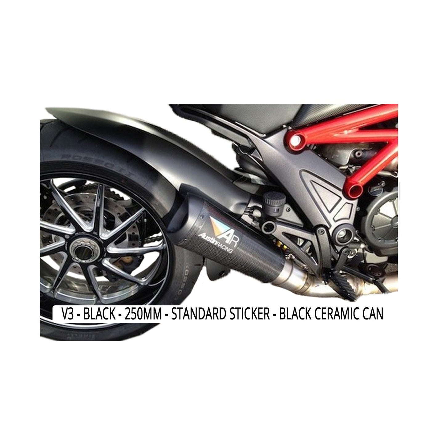 Austin Racing DUCATI DIAVEL GP2 SLIP-ON RACE EXHAUST SYSTEMS